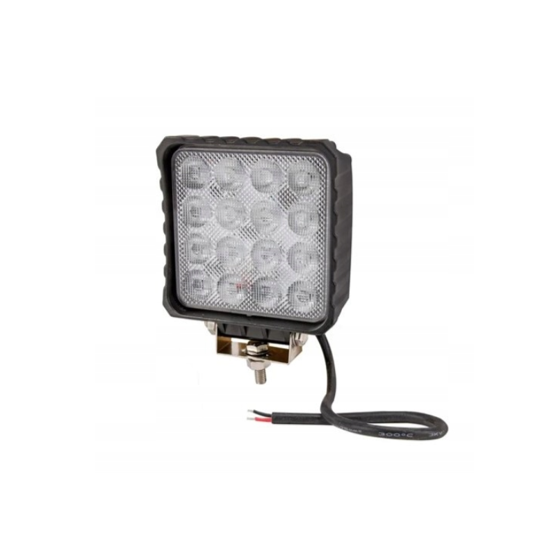 LA10047 Lampa robocza LED, kwadratowa, 48W 3840 lm 10/30V światło rozproszone 16 LED Kramp