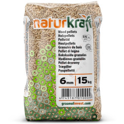 Pellet pelet drzewny NATURKRAFT certyfikowany 66 worków 990 kg