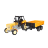 Zabawkowy Traktor Ursus C-360 żółty z przyczepą dla dzieci Double Eagle